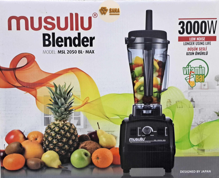 مخلوط کن 3000 وات 2 لیتری موسولو مدل MSL 2050 BL-MAX